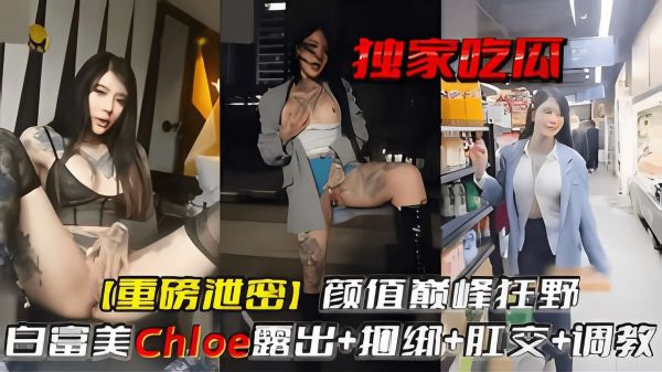 独家吃瓜重磅泄密颜值巅峰狂野白富美露出捆绑肛交调教封面图