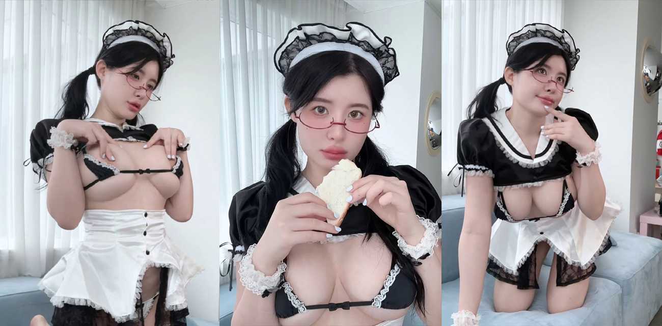 台湾少女福利姬【CocoPie】付费新作，COS比基尼淫装女仆抖奶露点童颜巨乳萌中带骚封面图