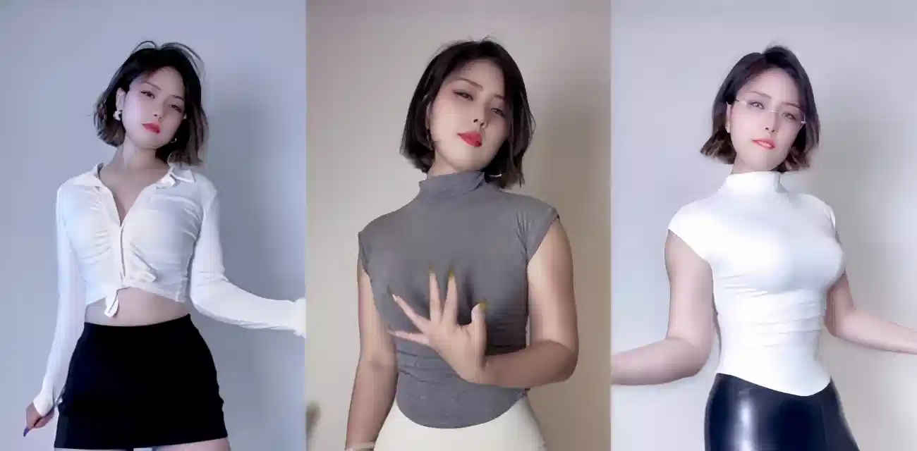 快手40万粉丝女网红【猫儿】骚舞大秀，连体灰丝随着音乐节奏扭动淫体，骆驼趾忽隐忽现挑逗至极封面图