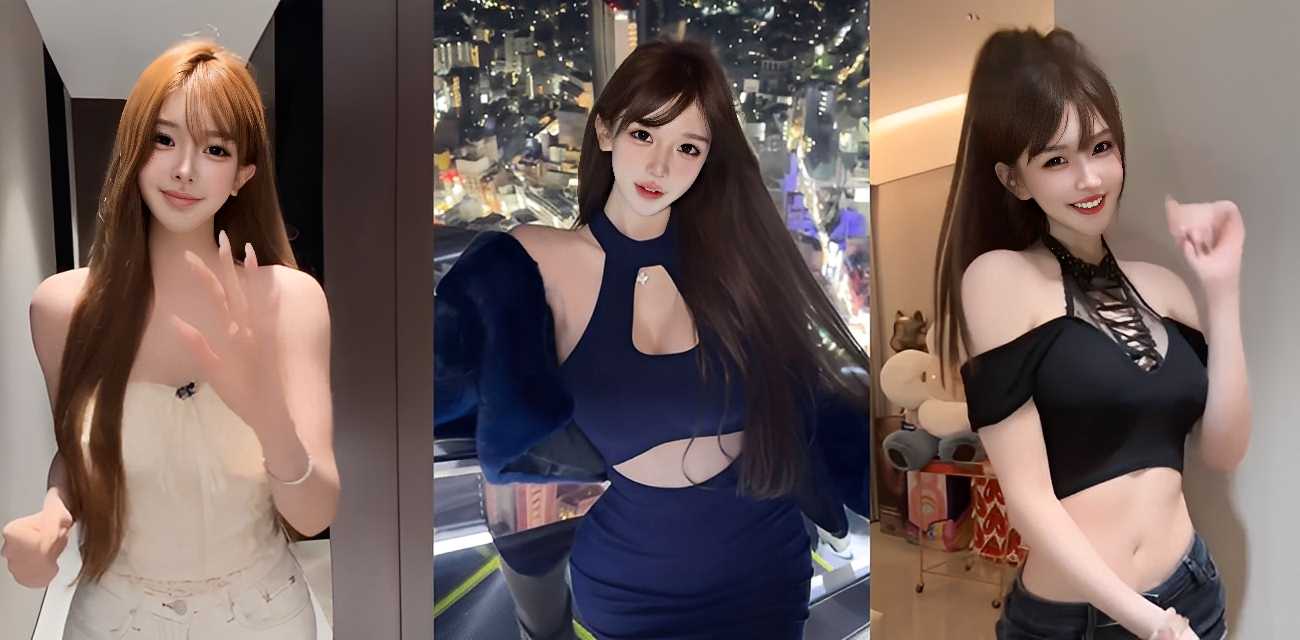 抖音80万粉网红【aehskdhmg】可爱少女早年黄播起家，大尺度自慰福利流出，道具猛插粉嫩骚穴封面图