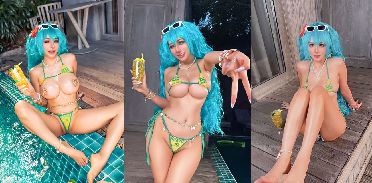 极品福利姬【Byoru】福利视频流出，Cos巴西米库绝美颜值火辣曲线，丰满胸部翘臀尽显封面图